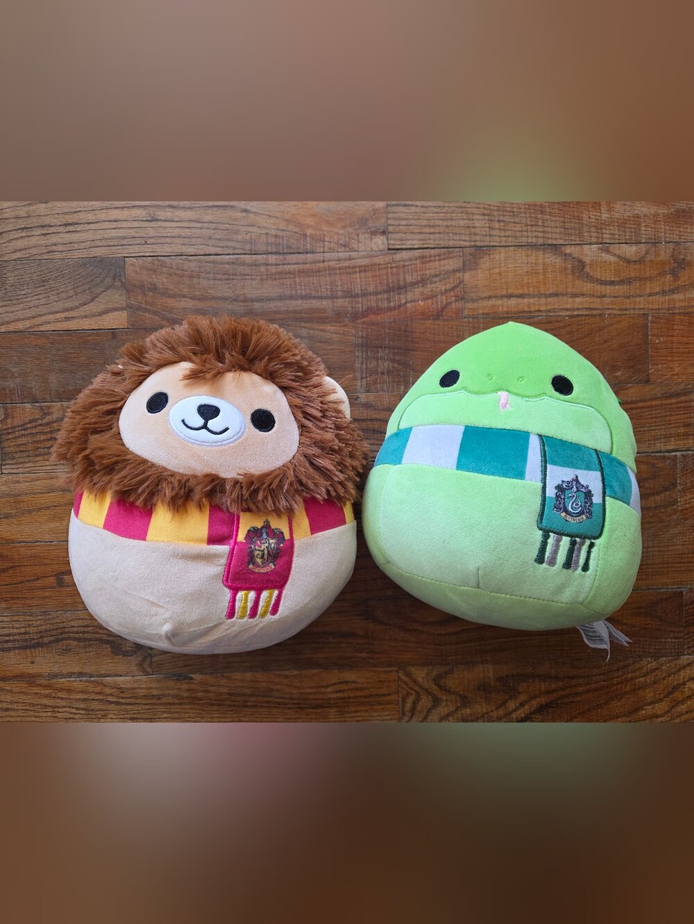 Harry Potter Themed Squishmallows Gryffindor Lion And Slytherin Snake